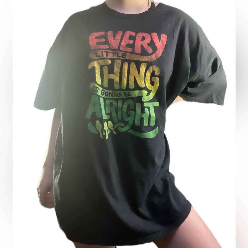 Black 3x unisex graphic tee loose fit
